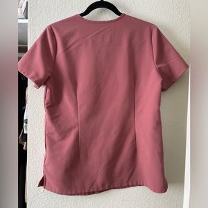 Figs Catarina Mauve Scrub Top